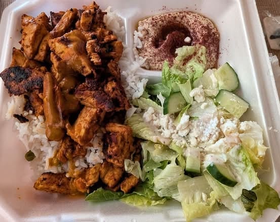 Spicy Chicken Plate.
